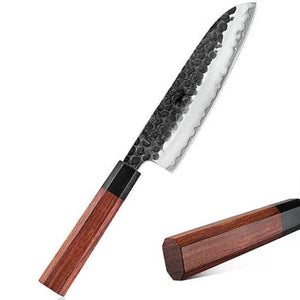 The Prometheus Custom Handmade 4 Pieces Chef Knife Set & Leather Roll
