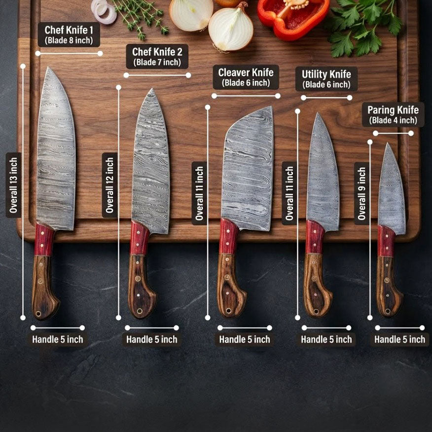 Scorpion Kitchen Knife - Dollar Sheet Chef Set