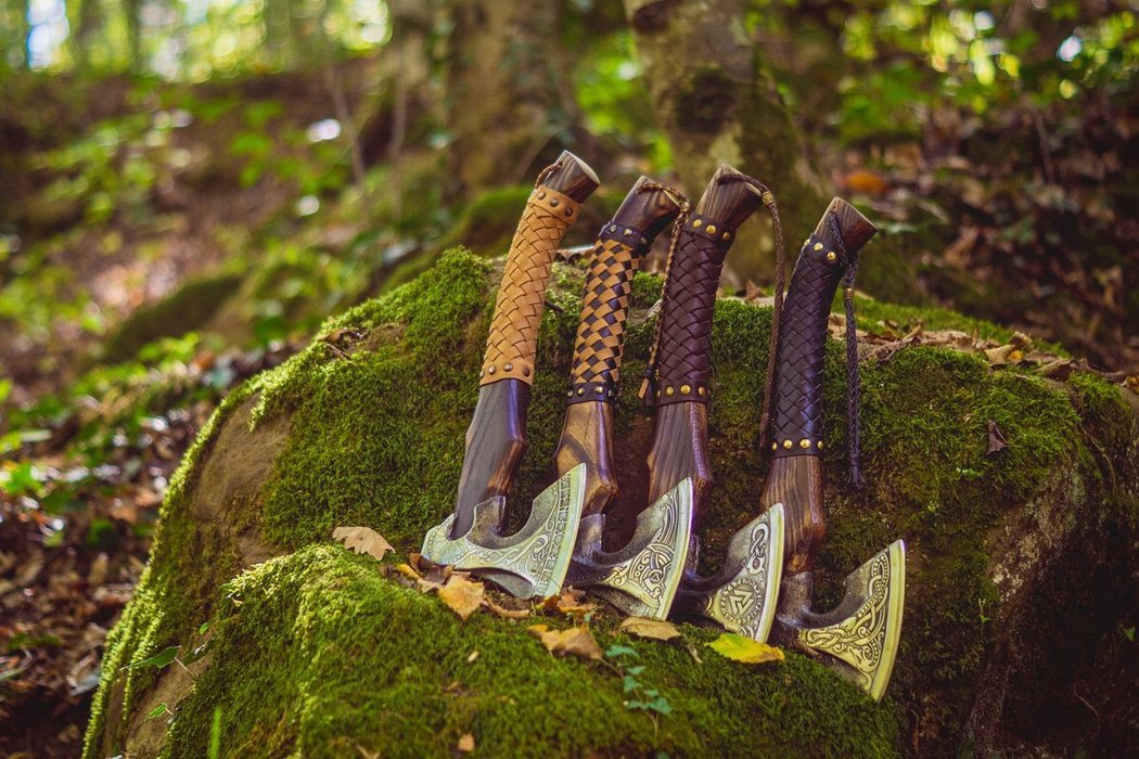 The Viking axe was a very common tool or weapon in Viking History.  Everyone owned a Viking axe that could be used as a dangerous weapon in Battle. All axes were designed specifically for war. 