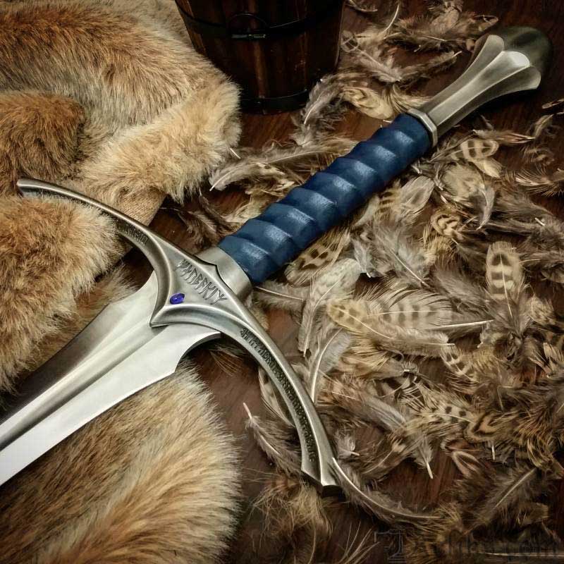 Hand made Sword Of Gandalf From Lord of the Ring Monogram LOTR Men's Gift/Plaque