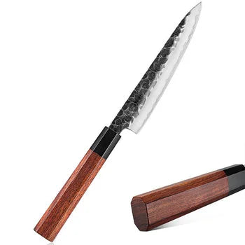 The Prometheus Custom Handmade 4 Pieces Chef Knife Set  & Leather Roll