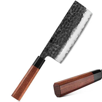 The Prometheus Custom Handmade 4 Pieces Chef Knife Set  & Leather Roll