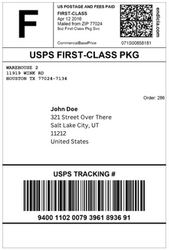 Order directed from etsy ($124)