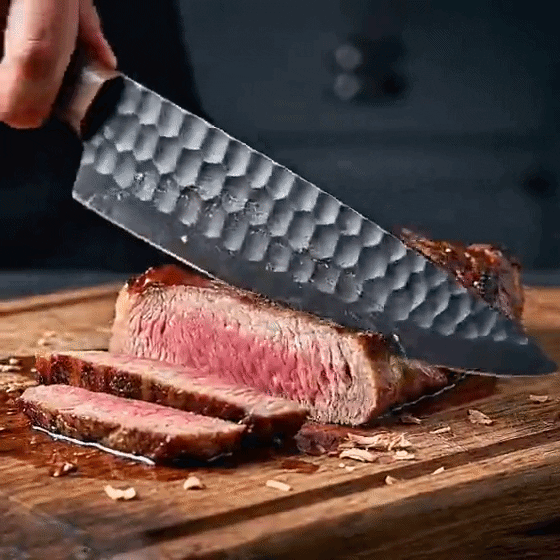 Damascus Steel Chef Knife Set - 5 Piece Professional Kitchen Knives