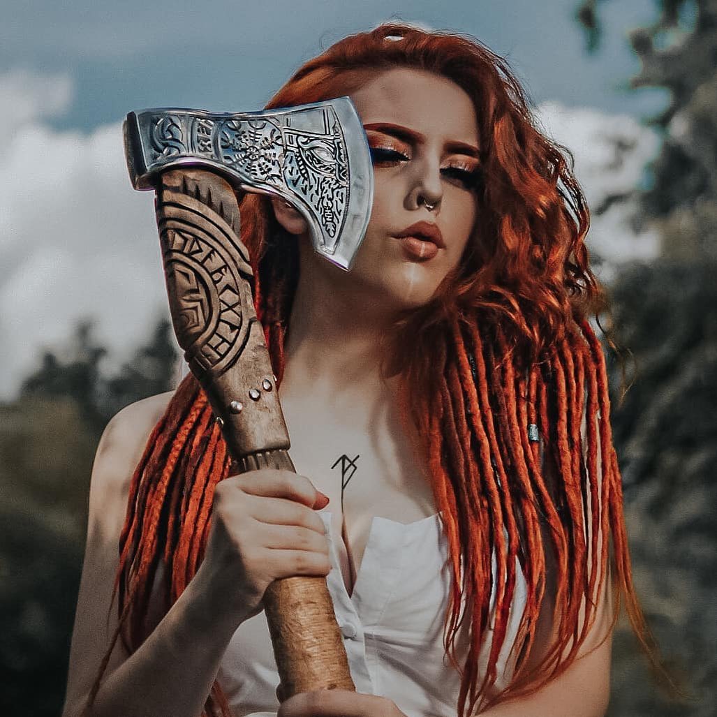 Ragnar's Bearded Viking Axe Best Outdoor Camping Viking Axe