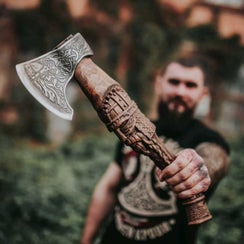 Handmade Best Viking Bearded Axe Best Warrior Viking Axe | Wedding Gift, Anniversary Gift, Birthday Gift