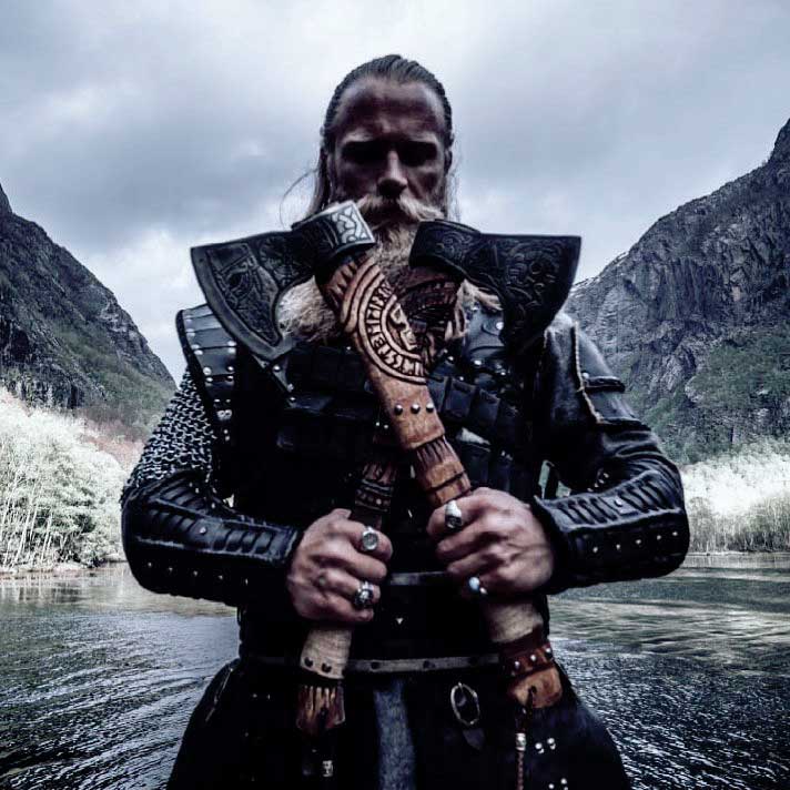 Ragnar's Bearded Viking Axe Best Outdoor Camping Viking Axe