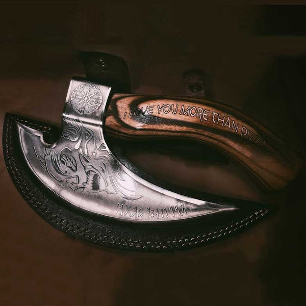 Viking Skull Pizza Axe Best Viking Pizza Axe Cutter | Anniversary Gift, Wedding Gift,  Christmas Gift